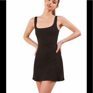 Reformation Mia ribbed tank mini dress sz Small